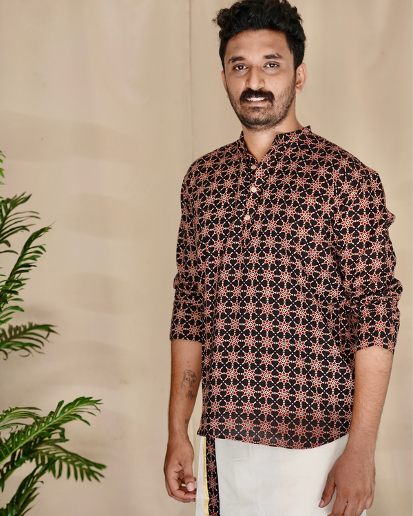 Tharam – A Legacy Woven in Time (Short Kurta and Dhothi)