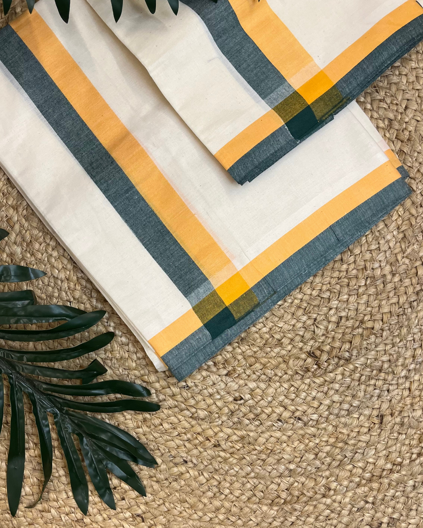 Mulloth setmundu with Sanganeri printrd blouse