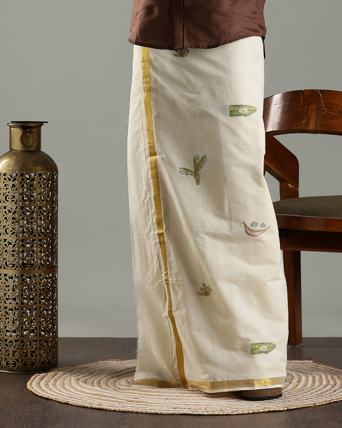UTHRADAM - Dothi and shirt combo