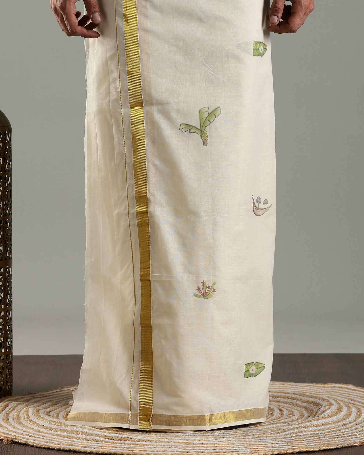 Uthradam - Printed dothi