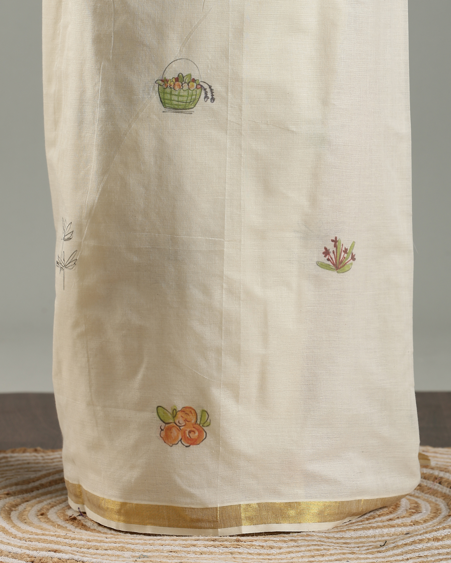Uthradam - Printed dothi