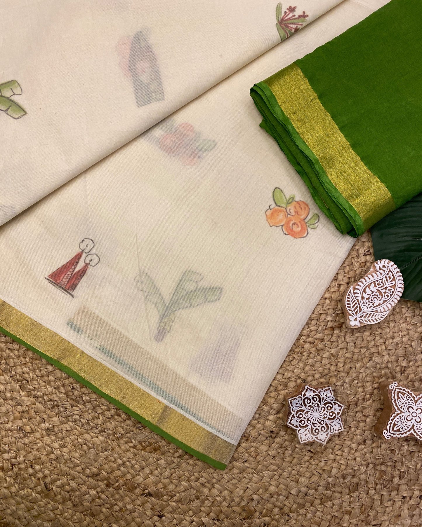 UTHRADAM - Printed Saree