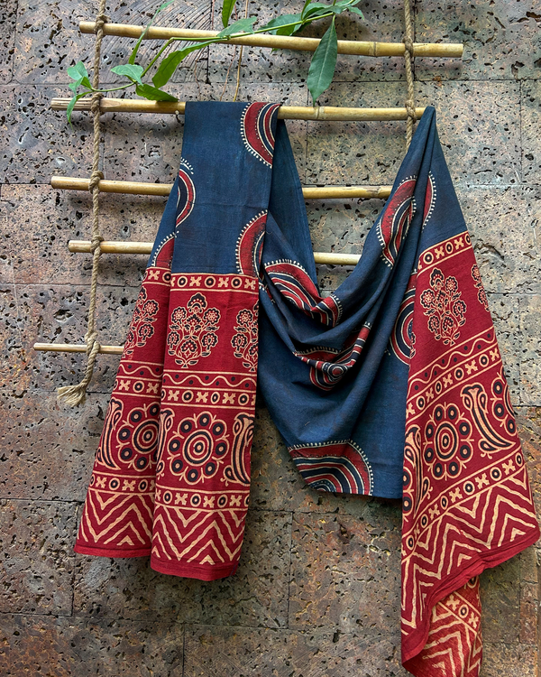 AJRAKH PATCHWORKED STOLE