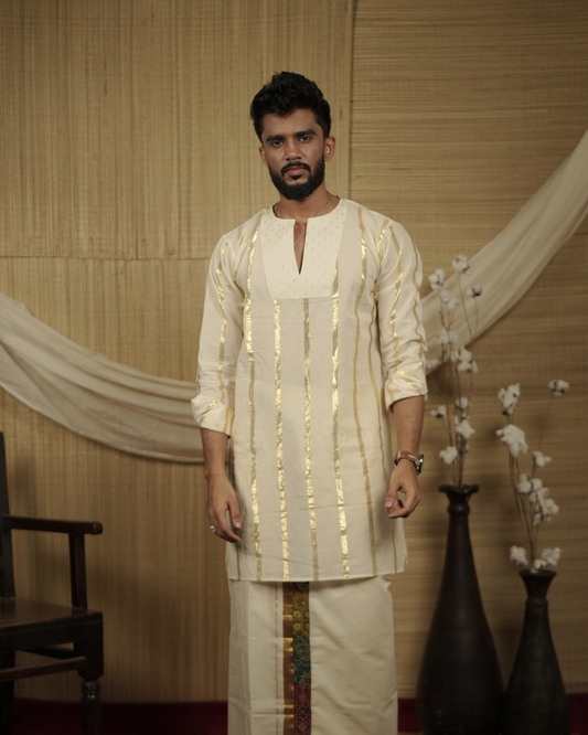 KASAVU - Midlength Kurtha