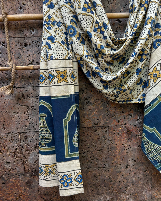 AJRAKH PATCHWORKED STOLE