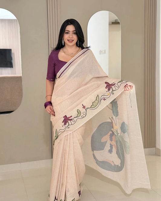 Onatharuvikal Saree