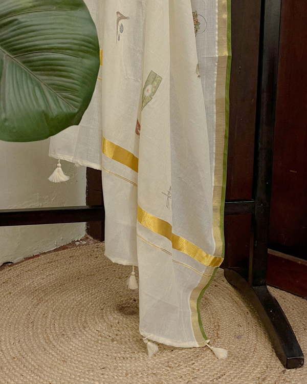 UTHRADAM - Printed saree