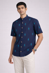 JAMDANI BLUE SHIRT