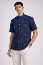 JAMDANI BLUE SHIRT