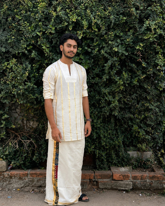 KASAVU - Midlength Kurtha