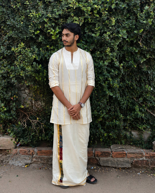 KASAVU - Midlength Kurtha
