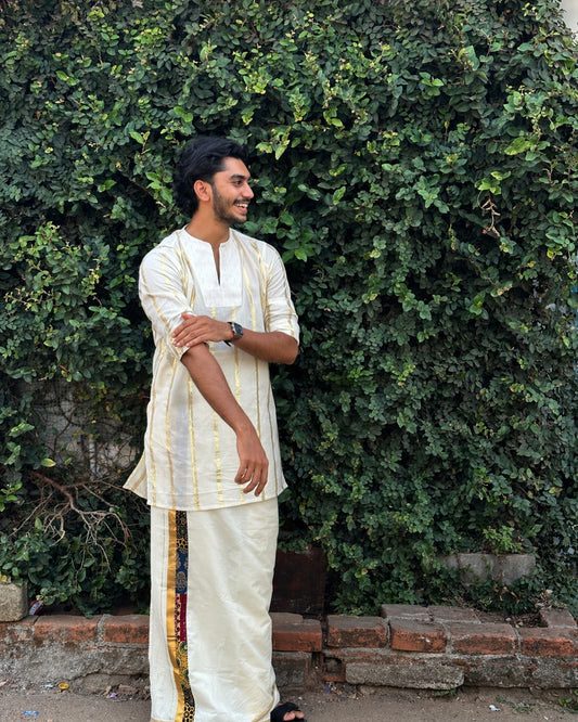 KASAVU - Midlength Kurtha