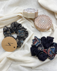 COTTON AJRAKH BLOCK PRINTED ELASTIC SCRUNCHIES