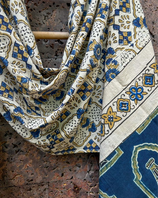 AJRAKH PATCHWORKED STOLE