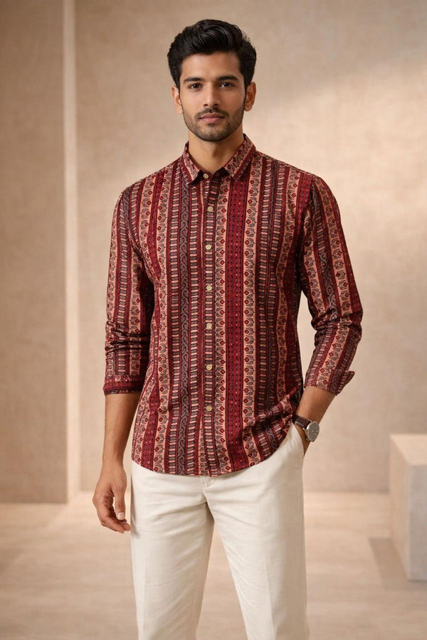 DHAMADKA-AJRAKH SHIRT