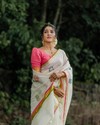 POOVILI - Printed saree