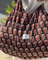 COTTON BLOCK PRINTED FABRIC BAG