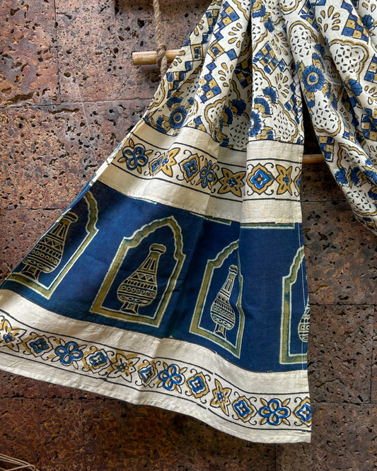 AJRAKH PATCHWORKED STOLE