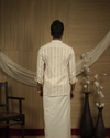 LUREX -shirt and patchworked Dhothi