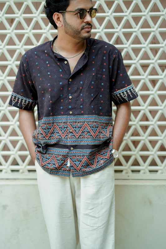 Ajrakh indra Shirt