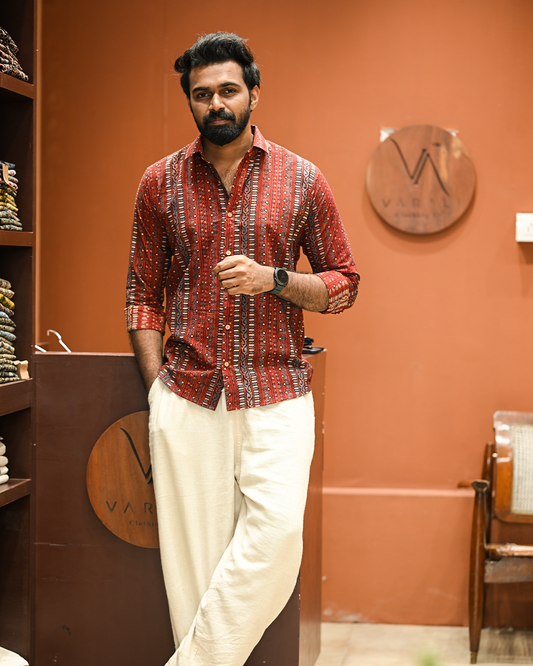 DHAMADKA-AJRAKH SHIRT