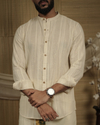REGHA - Shirt and Patchworked Dhothi combo