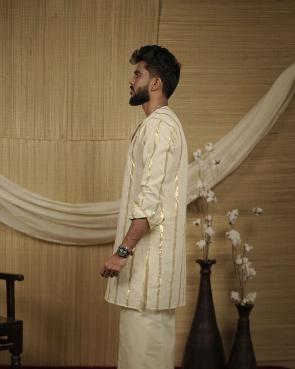KASAVU - Midlength Kurtha