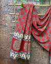 AJRAKH PATCHWORKED STOLE