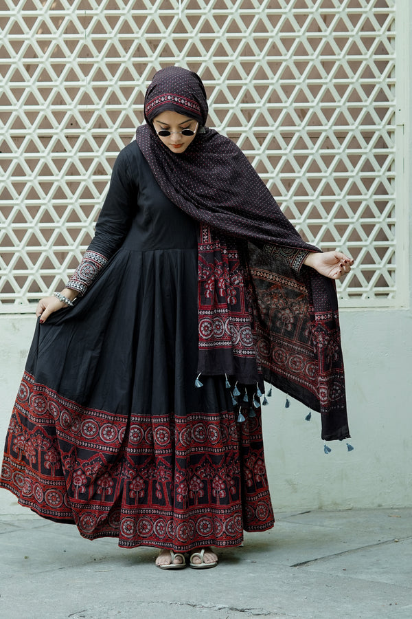 Roohi-Black Anarkali