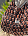 COTTON BLOCK PRINTED FABRIC BAG
