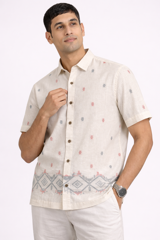 Jamdani Suthra Shirt