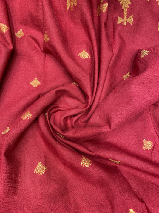 JAMDANI RED SHIRT