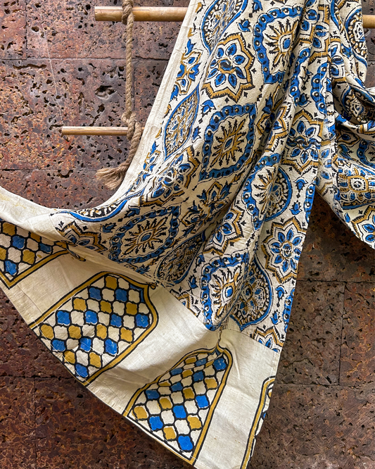 AJRAKH PATCHWORKED STOLE