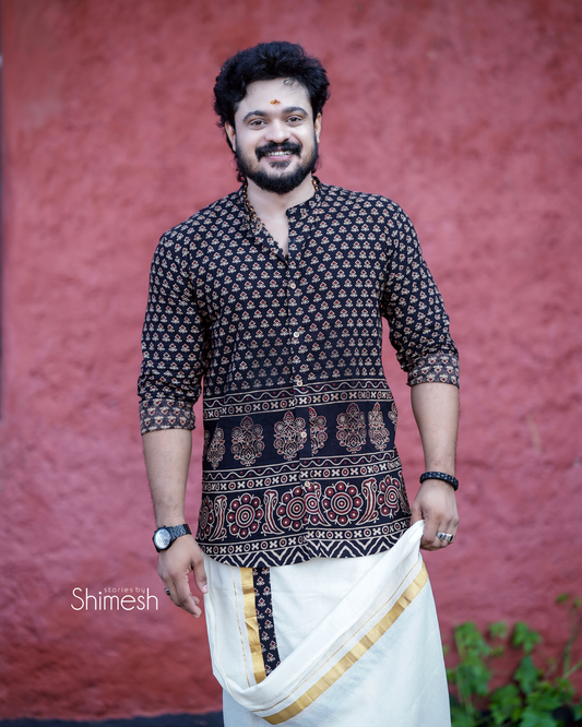 MANJARI - SHIRT ( black )