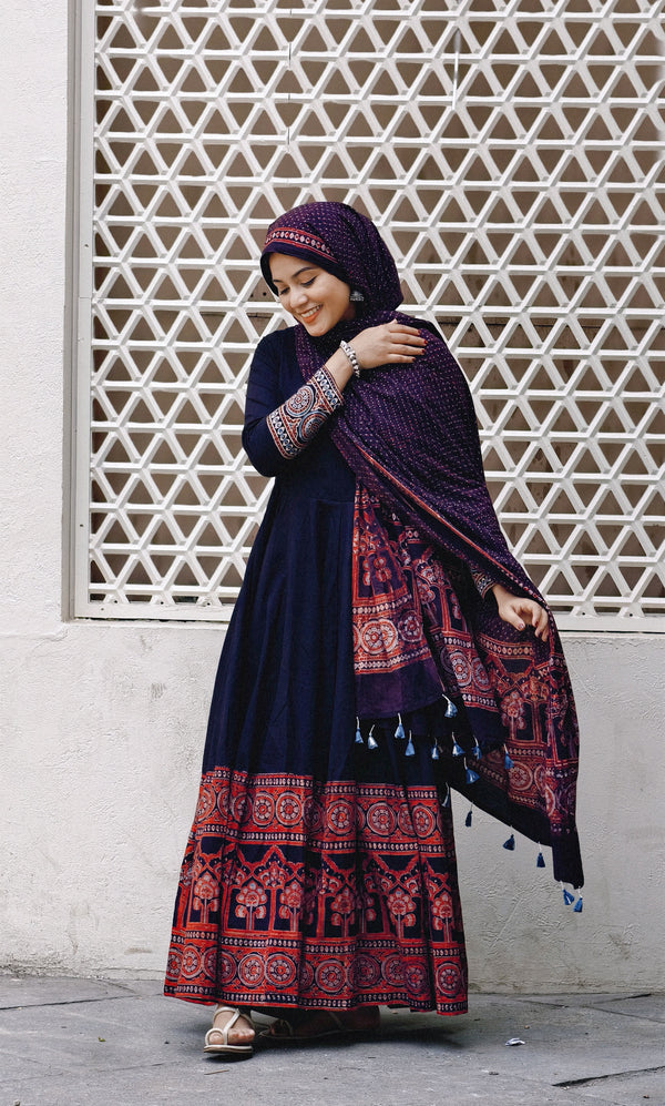 Roohi-Black Anarkali