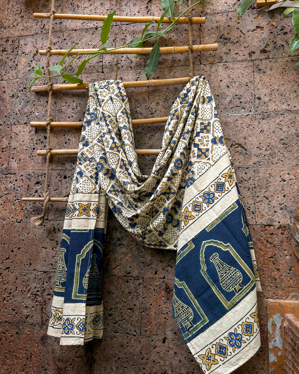 AJRAKH PATCHWORKED STOLE