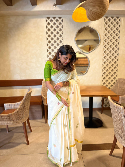 UTHRADAM - Printed saree