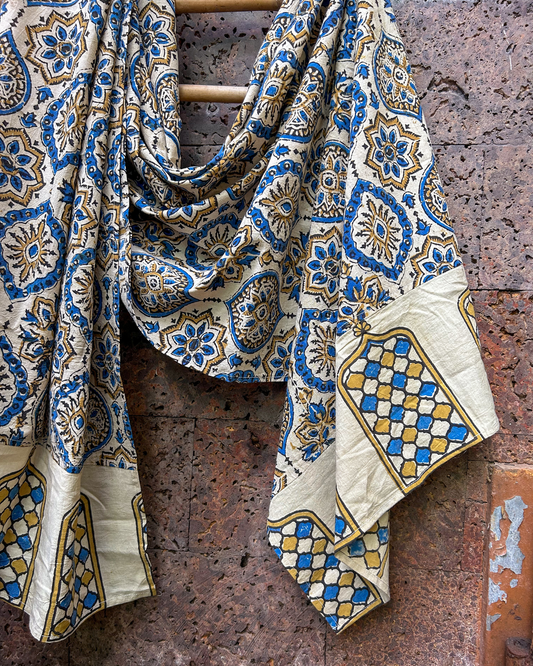 AJRAKH PATCHWORKED STOLE