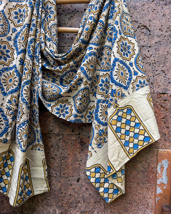 AJRAKH PATCHWORKED STOLE