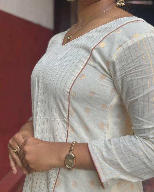 SUVARNAM- Aline Dress