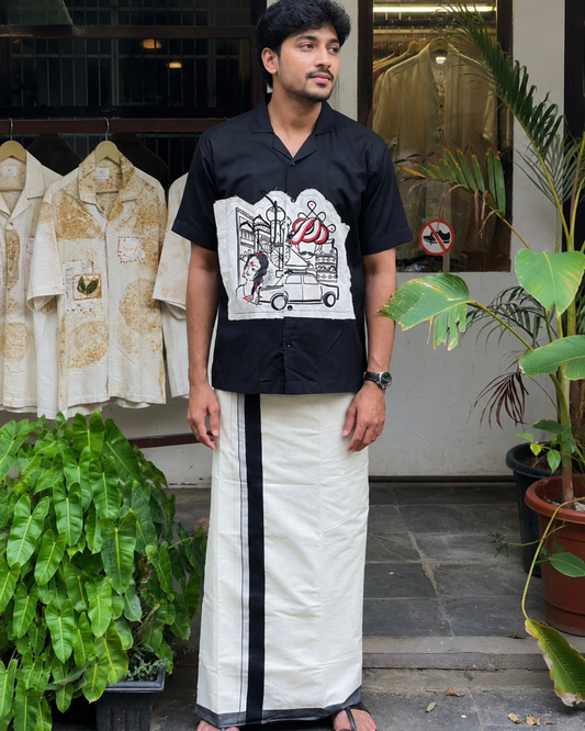 Bhoomika Shirt and Dhoti Combo