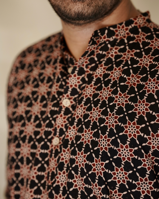 Tharam – A Legacy Woven in Time (Short Kurta and Dhothi)