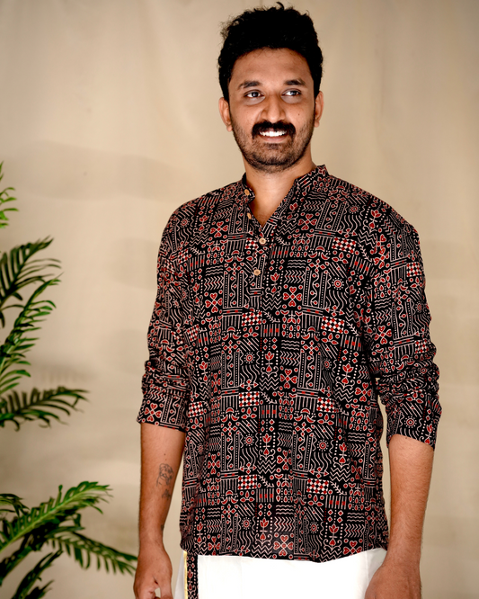 POONTHANAM - Shirt and Dhothi combo