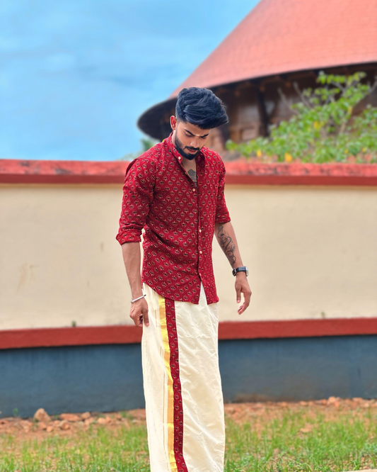 Padmam-A Tale of Grace (Shirt & Dhothi )