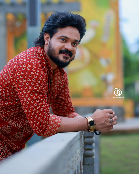 Manjari-Shirt and Dothi