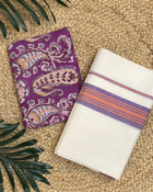 MULLOTH SETMUNDU WITH SANGANERI PRINTED BLOUSE PIECE