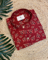Handblock printed fullsleeve shirt