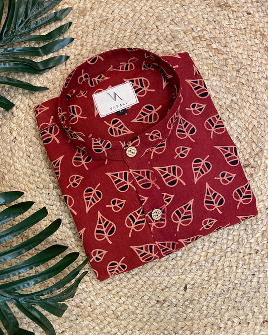 Handblock printed fullsleeve shirt