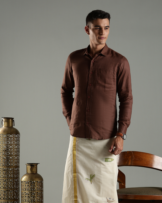 UTHRADAM - Dothi and shirt combo
