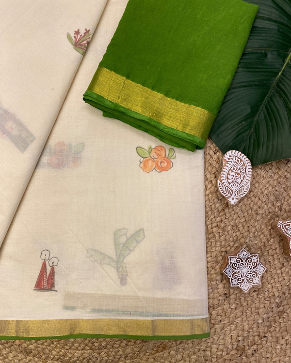 UTHRADAM - Printed Saree